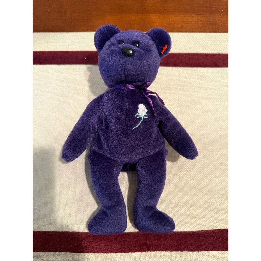 Ty Beanie Babies Princess Bear Toy Princess Diana Tribute